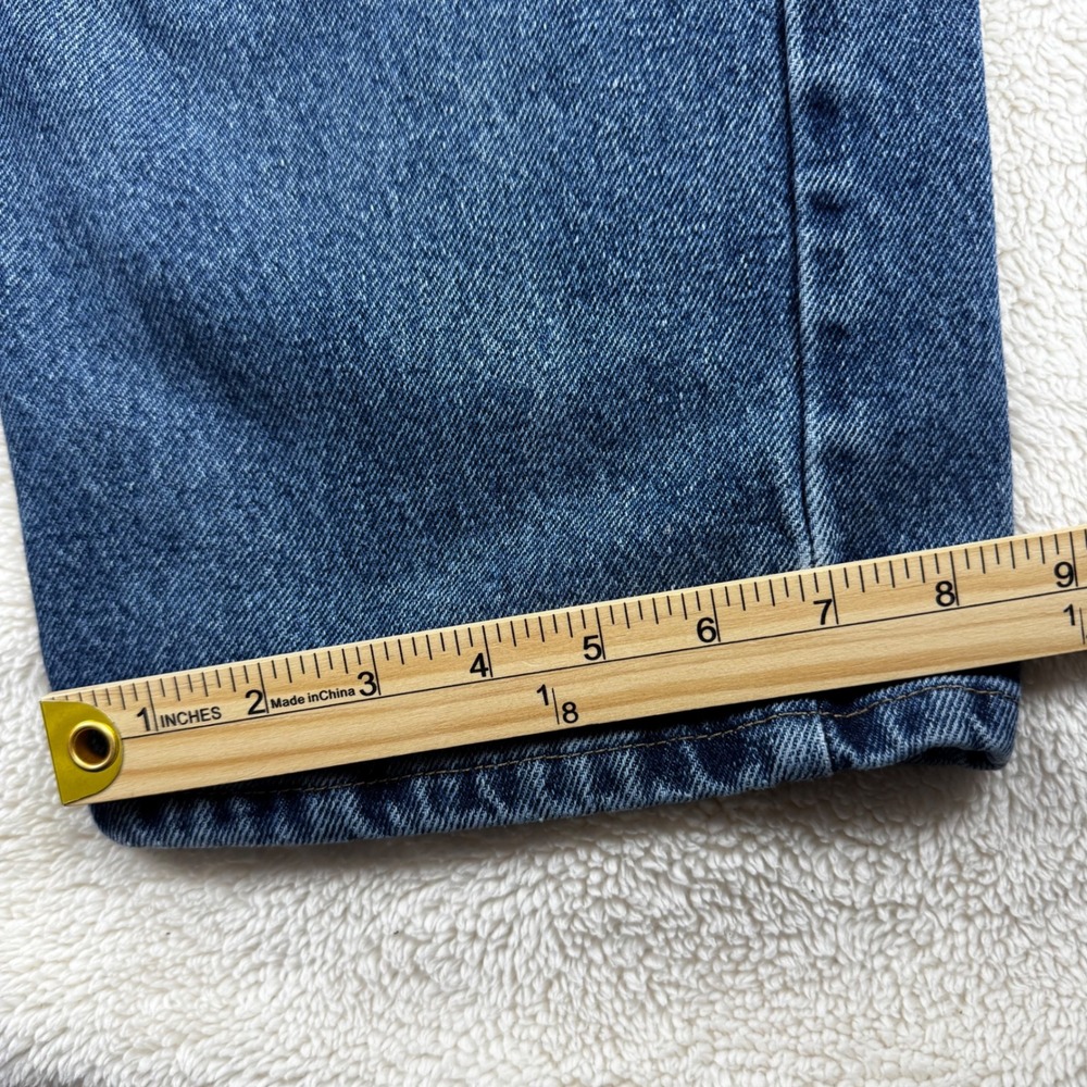 Wrangler Premium‎ Men's Blue Jeans Vintage Y2K Comfort Fit 38x32 Denim - Picture 4 of 9